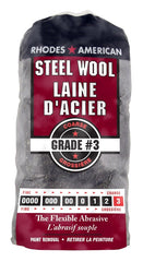 Rhodes American 10121158 Steel Wool, #3 Grit, Coarse, Gray