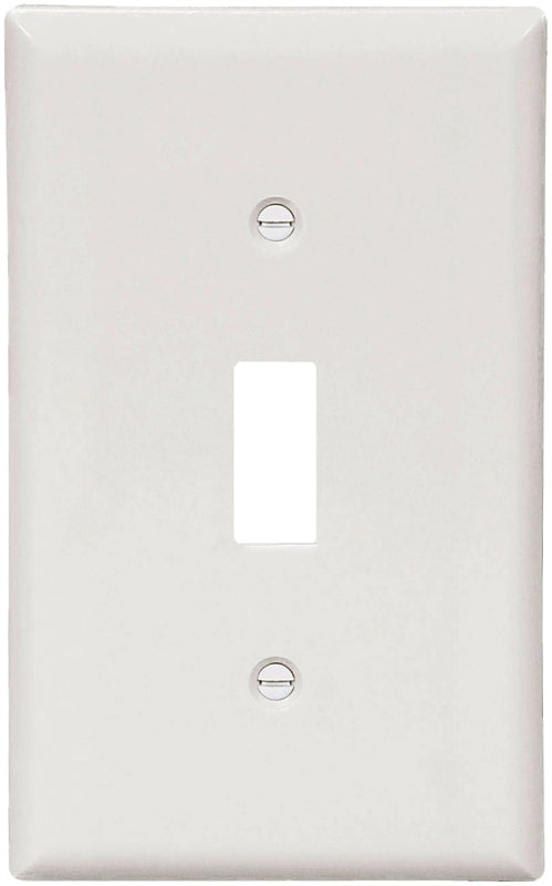 Eaton Wiring Devices BP5134W Wallplate, 4-1/2 in L, 2-3/4 in W, 1 -Gang, Nylon, White, High-Gloss