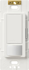 Lutron Maestro MS-OPS5M-WH Sensor Switch, 5 A, 120 V, 1 -Pole, Motion Sensor, 180 deg Sensing, 30 ft Sensing