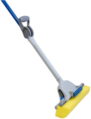 Quickie 055-4 Sponge Mop, Cellulene Sponge Mop Head, Steel Handle
