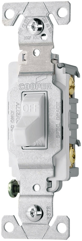 CS115W WHT COMM TGL 1P 15A