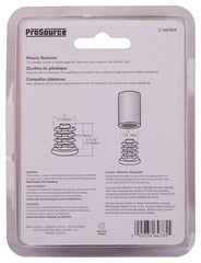 ProSource FE-S807-PS Furniture Socket, Plastic, Black