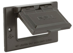 5101-2 WALLPLTE CVR HRZ BRZ 1G