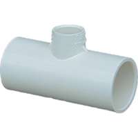 Nibco T00203C Pipe Tee, 1 x 3/4 in, CPVC, SCH 40 Schedule