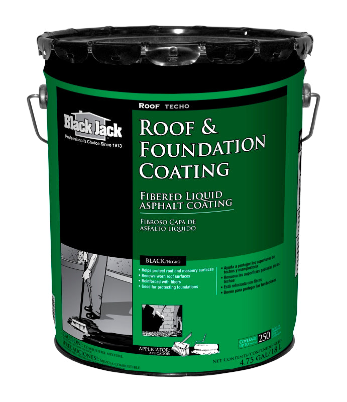 Gardner 0105-GA Roof Coating, Black, 18 L, Liquid