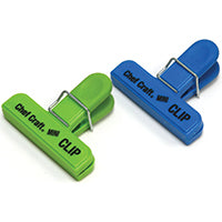 Chef Craft 21806 Bag Clip Set, Plastic, Blue/Green