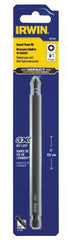 Irwin 1837451 Power Bit, #1 Drive, Phillips Drive, 1/4 in Shank, Hex Shank, 6 in L, S2 Steel