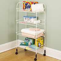 ClosetMaid 1611 Rolling Cart, 17.63 in OAW, 34.9 in OAH