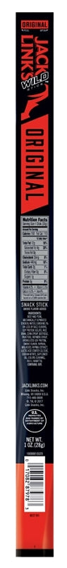 Jack Link's 10000012177 Squatch Snack, Stick, Original, 1 oz