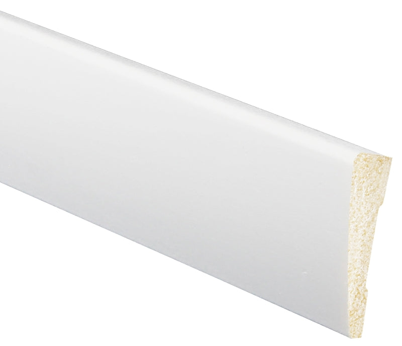 Inteplast Group 327 63270700032 Ranch Case Moulding, 7 ft L, 2-1/4 in W, Polystyrene, Crystal White