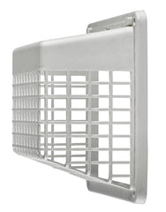 Lambro 1491WG Vent Guard, Universal, Plastic, White, For: 3 in, 4 in Hoods, Louvered Vents