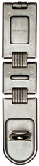 Master Lock 722DPF Latching Hasp, 7-3/4 in L, 11/16 in W, Steel, Zinc, 7/16 in Dia Shackle
