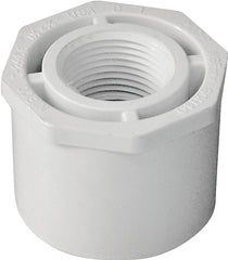 Xirtec 140 435730 Reducing Bushing, 1-1/2 x 3/4 in, Spigot x FPT, White, SCH 40 Schedule, 150 psi Pressure