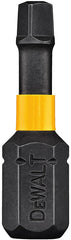 DeWALT DWA1TX20IRB Insert Bit, Torx Drive, 1/4 in Shank, Hex Shank, 1 in L, Steel