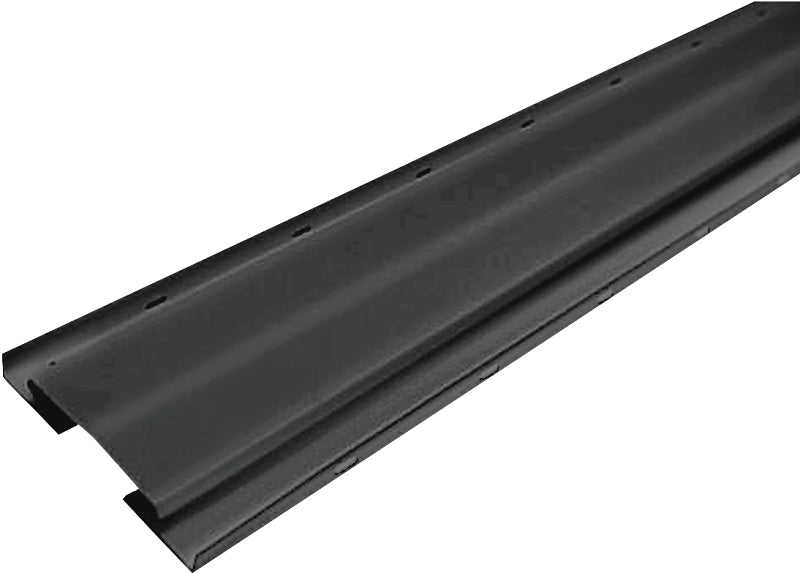 Master Flow AR10BLH Ridge Vent, 10 ft L, 7-1/2 in W, Aluminum, Black