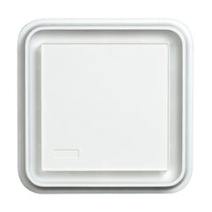 Broan BP20 Grill Assembly, 10 in L, 10 in W, Square, Plastic, White