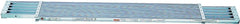 Werner PA200 Series PA208 Extension Plank, 8 to 13 ft L, 14 in W, Aluminum