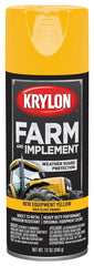 Krylon K01944000 Farm Equipment Spray, High-Gloss, Old Equipment CAT Yellow, 12 oz