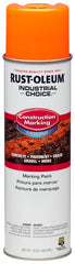 Industrial Choice 264697 Marking Spray Paint, Fluorescent Orange, 17 oz, Can