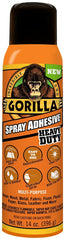 Gorilla 6341502 Spray Adhesive, Clear, 14 oz Bottle