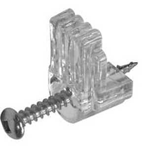 Reliable PMC18MR Mirror Clip, Plastic, Clear