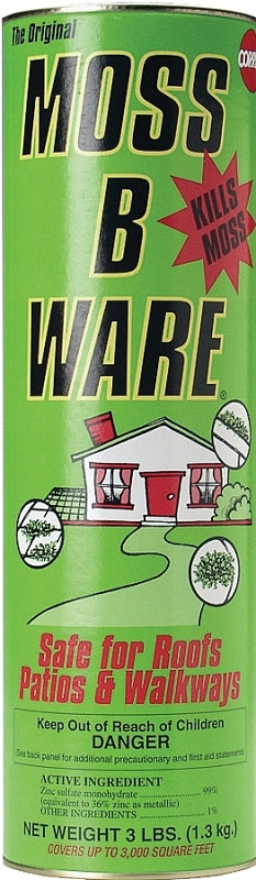 Corry's 100099020 Moss B Ware, Solid, White, 3 lb Can