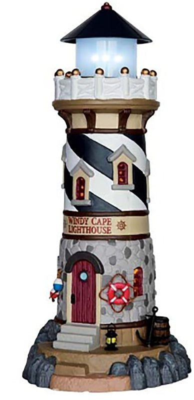 Lemax 65157 Windy Cape Lighthouse, B/O, 4.5 V