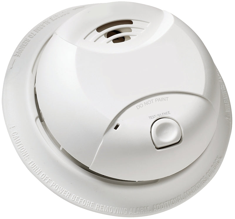 First Alert 0827B Smoke Alarm, 3 V, Ionization Sensor, 85 dB, White