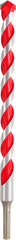 Milwaukee 48-20-9046 Drill Bit, 3/4 in Dia, 12 in OAL, Wide Flute, 3/8 in Dia Shank, 3-Flat Shank