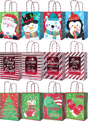 Santas Forest 69832 Medium Gift Bag with Handle, 6 in W, 8 in H, Paper, Festive