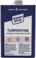 Klean Strip QGT69 Gum Spirit Thinner, Liquid, Pine, Clear, 1 qt
