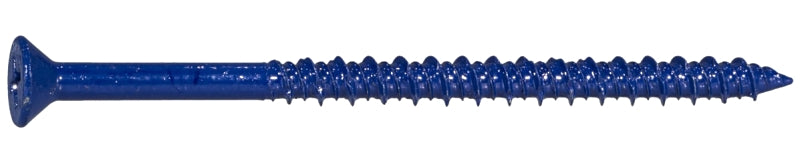 Midwest Fastener 10539 Masonry Screw, 3/16 in Dia, 3-1/4 in L, Steel