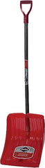Garant NP139KDU Snow Shovel, 14-1/2 in W Blade, 16-3/4 in L Blade, Polyethylene Blade, Wood Handle, 53-1/2 in OAL