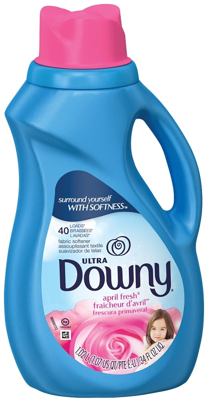 Downy april fresh 35751 Fabric Softener, 34 oz, Liquid, Blue