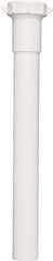 Plumb Pak PP945W Pipe Extension Tube, 1-1/4 x 1-1/4 in, 12 in L, Slip-Joint, Plastic, White