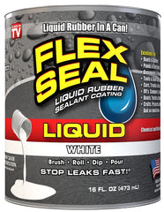Flex Seal LFSWHTR16 Rubberized Coating, White, 16 oz