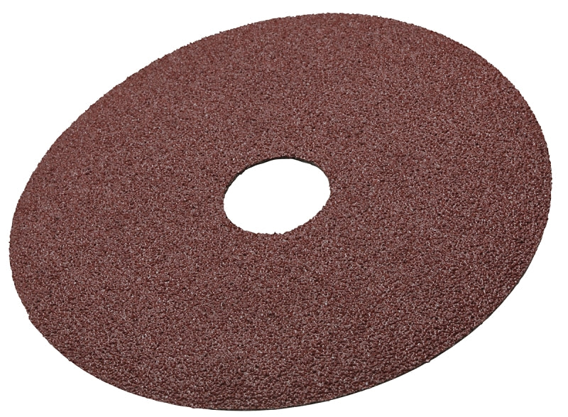 3M 77596 Fiber Disc, 4-1/2 in Dia, 7/8 in Arbor, Coated, 36 Grit, Coarse, Aluminum Oxide Abrasive, Fiber Backing