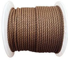 ROPE TWST POLY TAN 3/8INX400FT