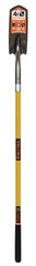 Structron S700 SpringFlex 89184 Trenching Shovel, 4 in W Blade, 14 ga Gauge, Steel Blade, Fiberglass Handle, Long Handle