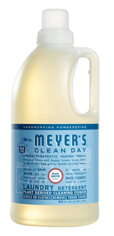 Mrs. Meyer's Clean Day 14731 Laundry Detergent, 64 oz Bottle, Liquid, Geranium