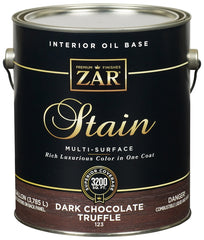 ZAR 12313 Wood Stain, Moorish Teak, Liquid, 1 gal, Can