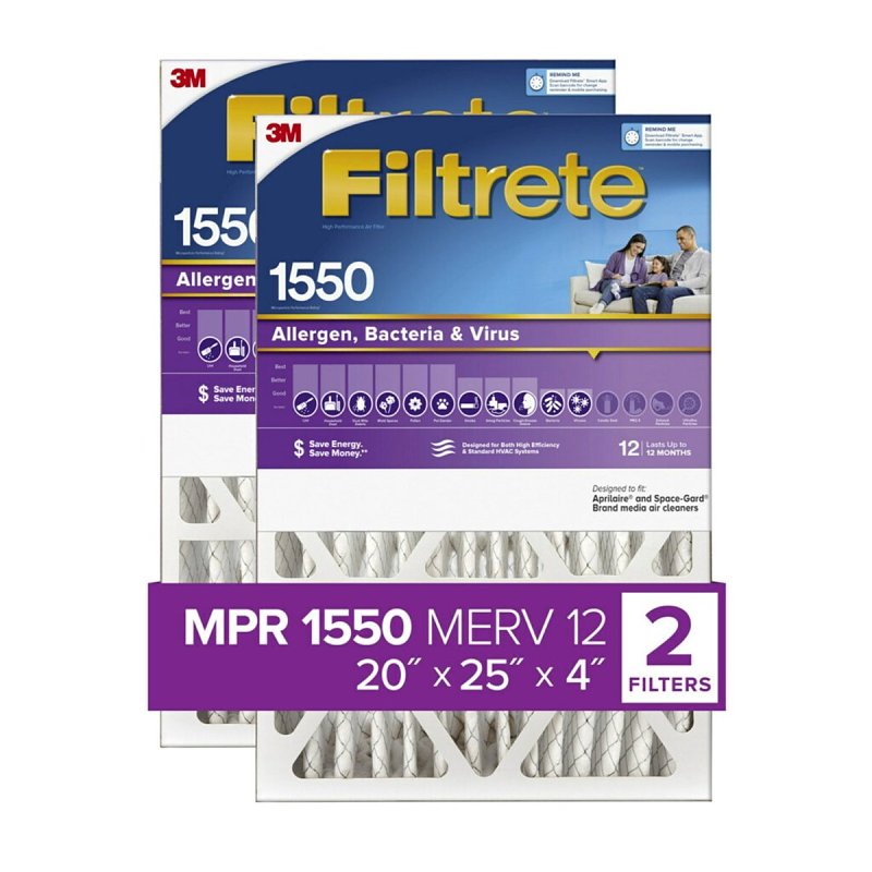 HP AIR FILTER 1500MPR 20X25X5