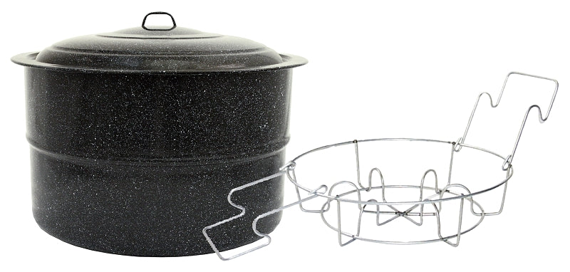 Granite Ware F0709-2 Canner, 33 qt Capacity, Steel, Porcelain Enamel-Coated