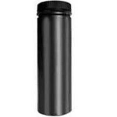 Selkirk DSP7P36-1/267036 Stove Pipe, 7 in ID x 7-1/2 in OD Dia, 36 in L, Aluminized Steel/Stainless Steel, Black