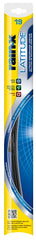 Rain-X Latitude 99819 Wiper Blade, Contoured Blade, 19 in L Blade, Metal/Rubber