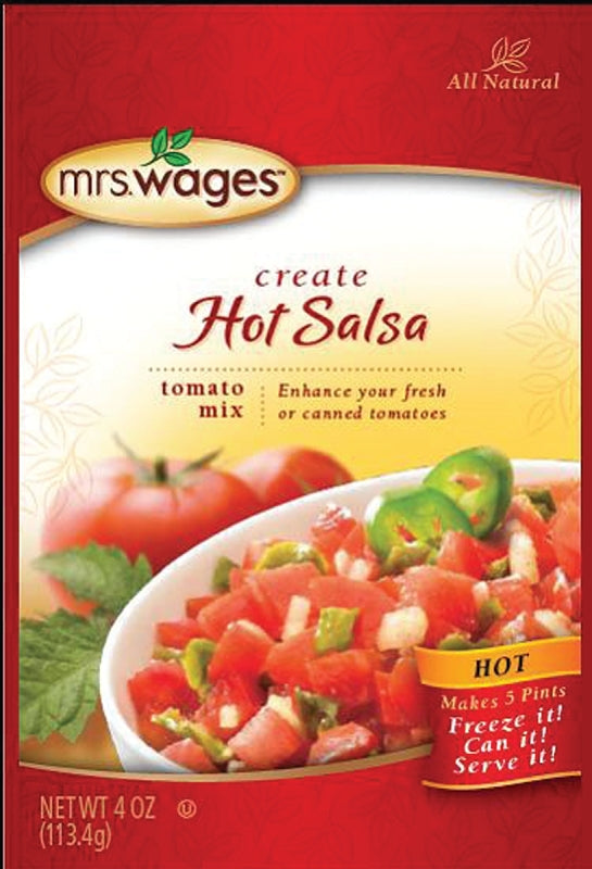 Mrs. Wages W753-J7425 Tomato Canning Mix, 4 oz Pouch