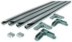 Make-2-Fit PL7801 Screen Frame Kit, 5 ft L x 3/4 in W Dimensions, Aluminum, Mill, 10-Piece