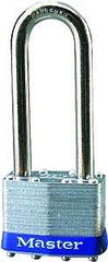 Master Lock 1UPLJ Padlock, 5/16 in Dia Shackle, 2-1/2 in H Shackle, Steel Shackle, Steel Body, Laminated