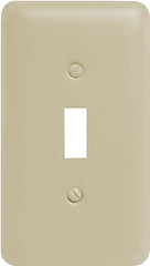 Amerelle 935TAL Wallplate, 5 in L, 2-13/16 in W, 1 -Gang, Steel, Light Almond