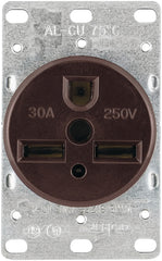 AH1234BK-BX-LFLUSH RECPT 30A